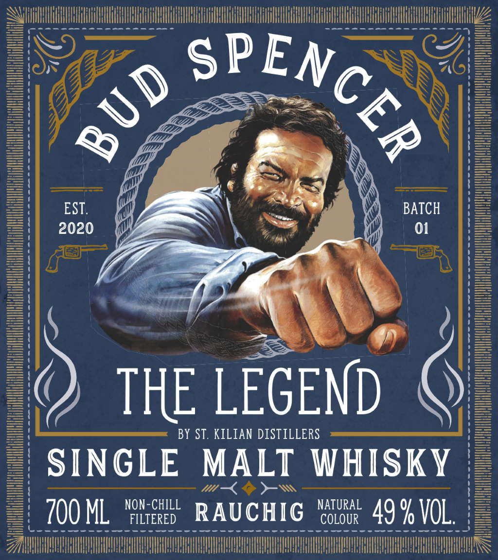 Bud Spencer The Legend rauchig St. Kilian Etikett