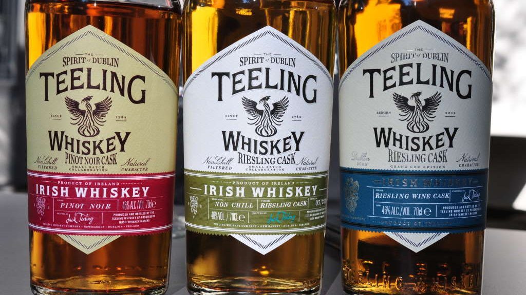 Teeling Irish Whiskey Pinot Noir und Riesling Cask