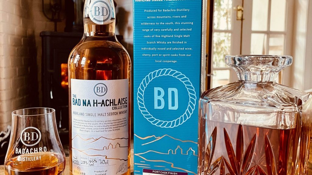 Bad na h-Achlaise Port Cask ist der neueste Single Malt Whisky der Badachro Distillery aus den Highlands.