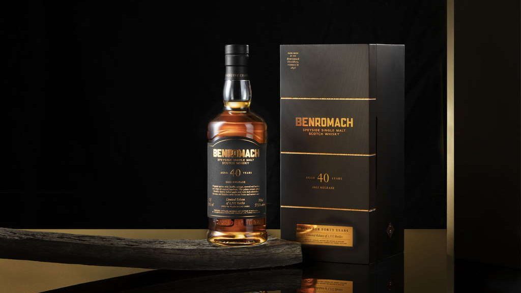 Benromach 40 and box