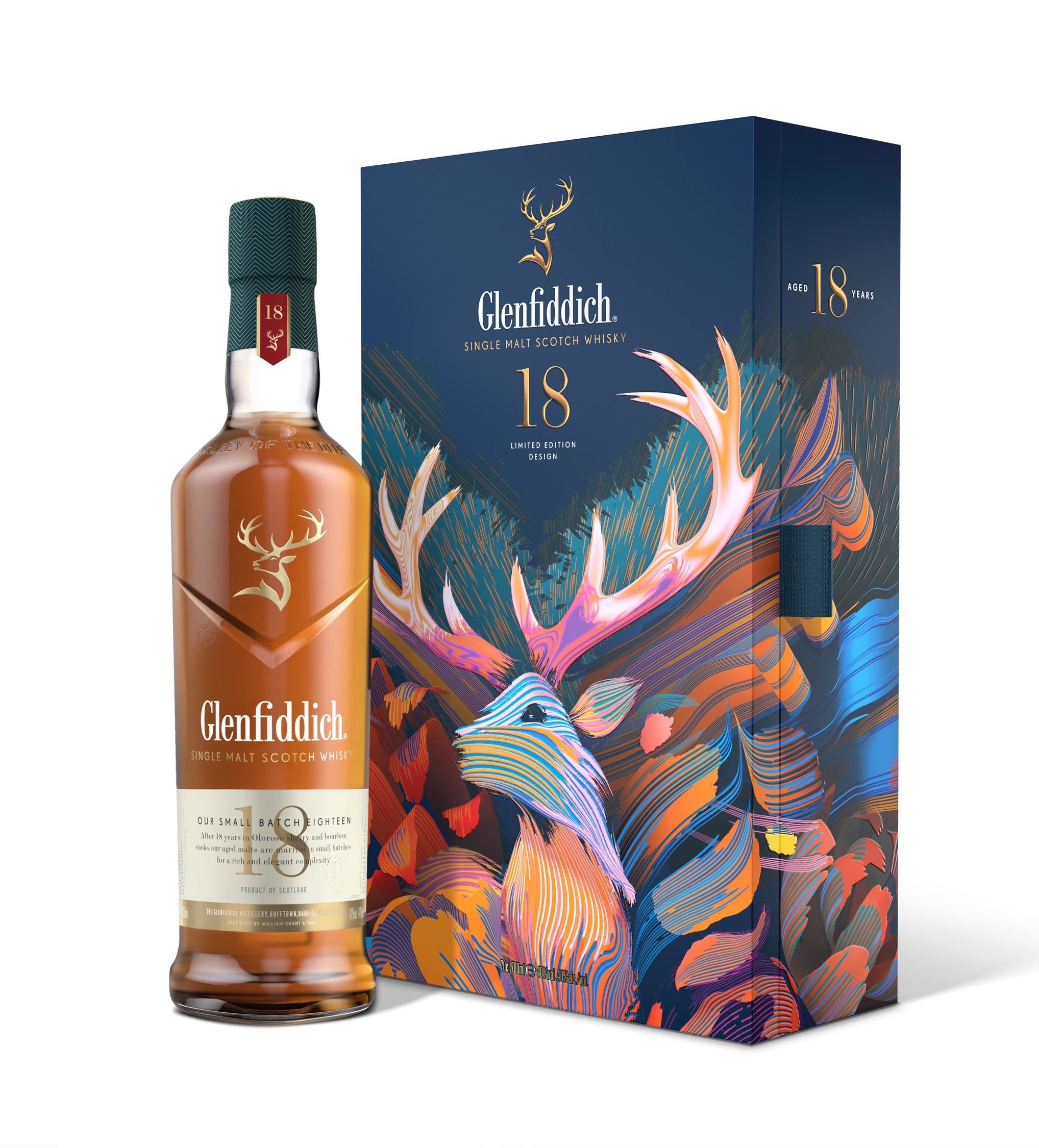 glenfiddich-x-santtu-mustonen-sonderedition-18yo Glendfiddich und Künstler Santtu Mustonen lancieren farbenfrohe Limited Edition