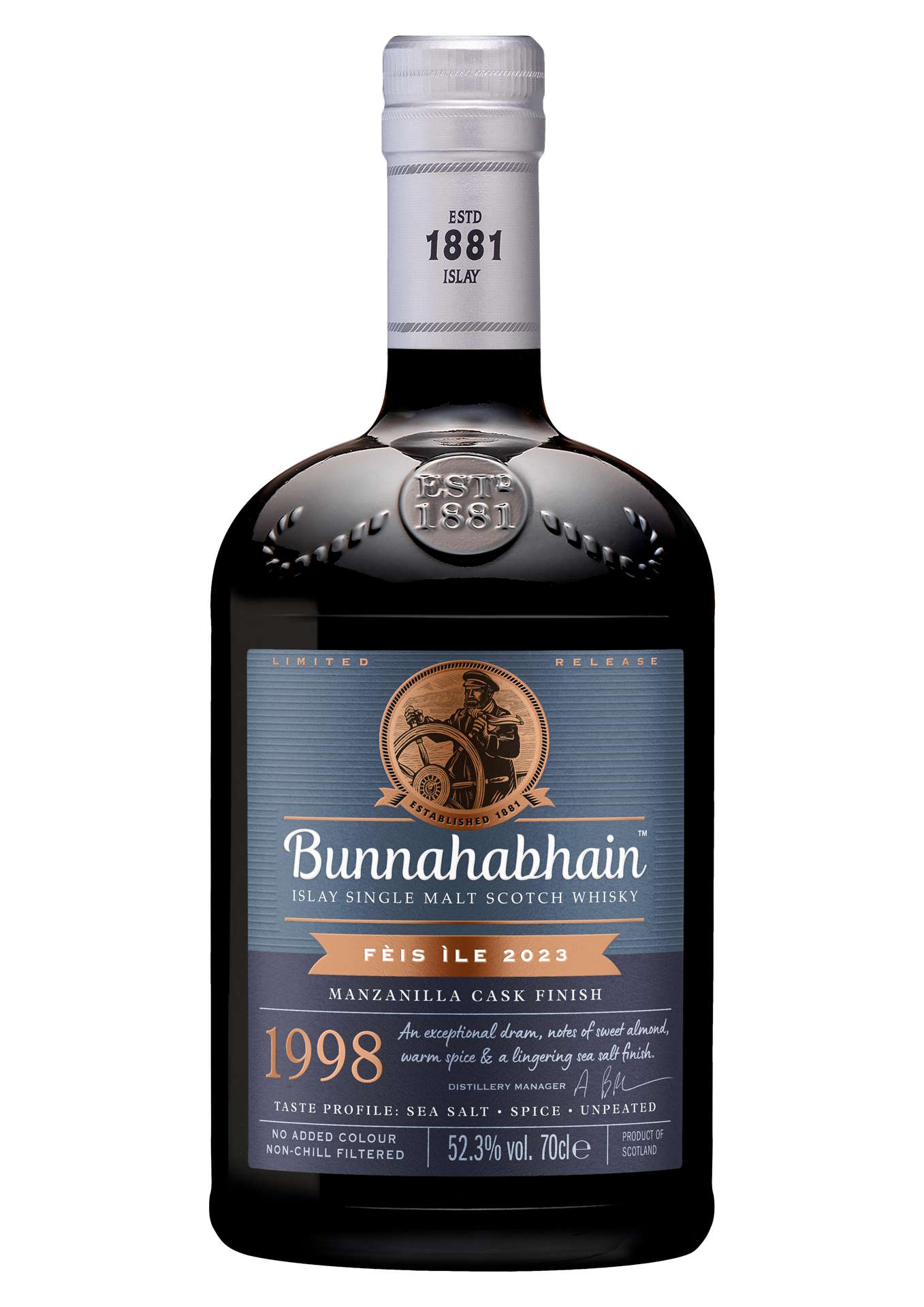 Bunnahabhain_Feis Ile 2023_Manzanilla_Bottle
