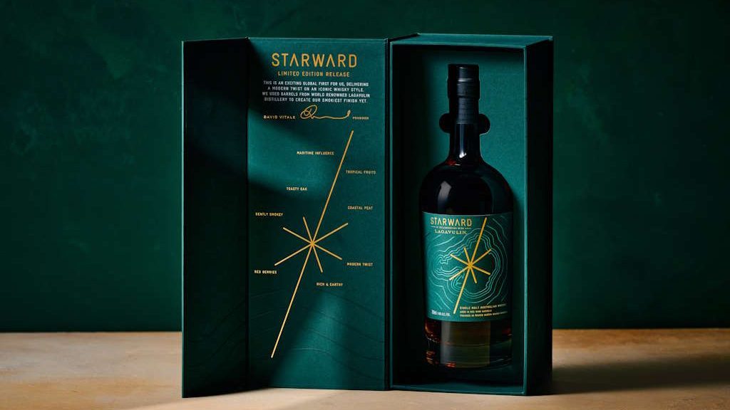 Starward x Lagavulin Open Giftbox Shot