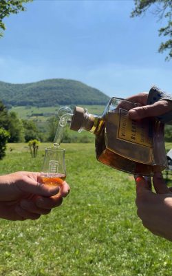 tasting-whisky-walker-blended-whisky-einschenken-auf-dem-owener-maienwasen-2-250x401 Schwäbischer Whisky Walk® in Owen/Teck: 12 Jahre „Whisky Walken“ im Ländle