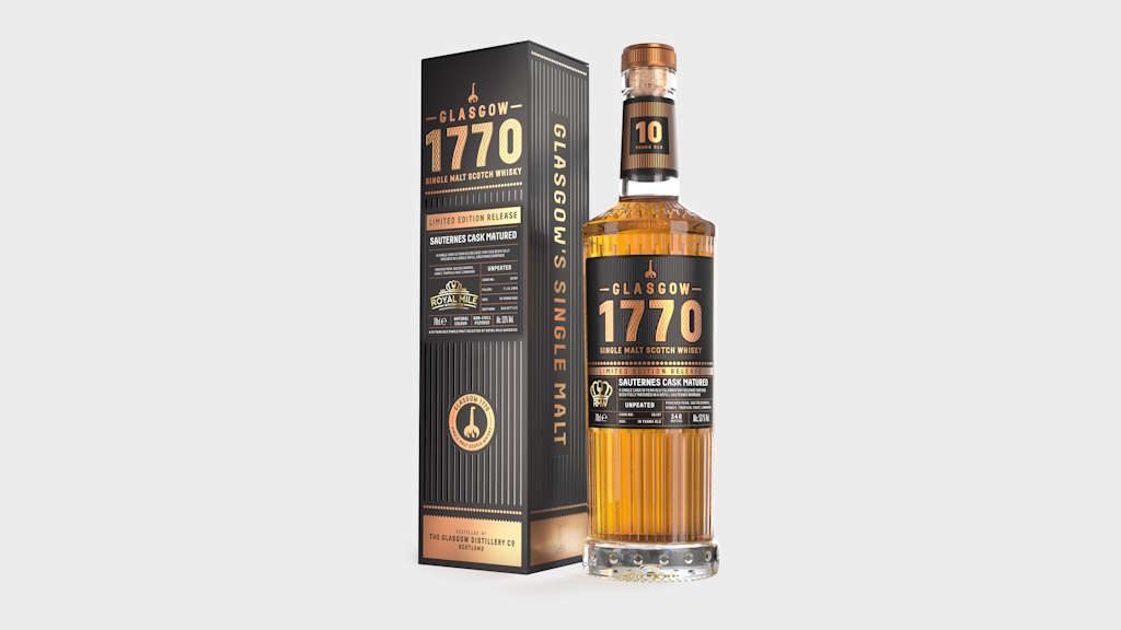 Glasgow 1770 10-Year-Old Sauternes Cask Matured Royal Mile Whiskies