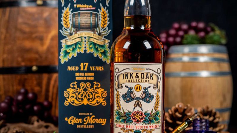 Glen Moray 17 Ink & Oak Second fill Oloroso Hogshead