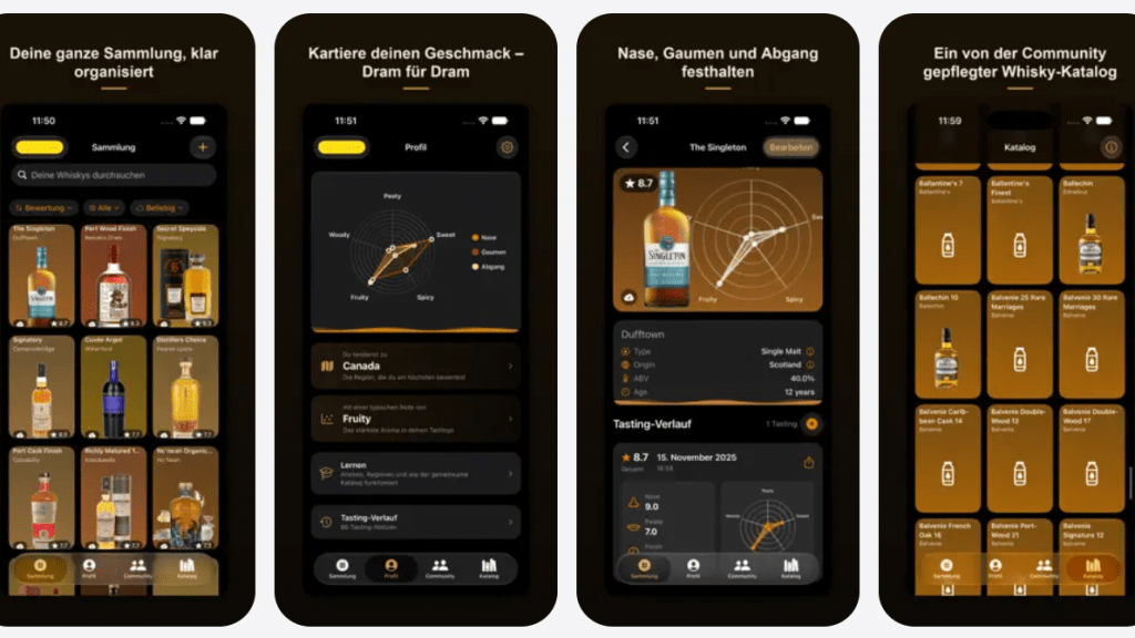 Whiskr Whisky App iPhone