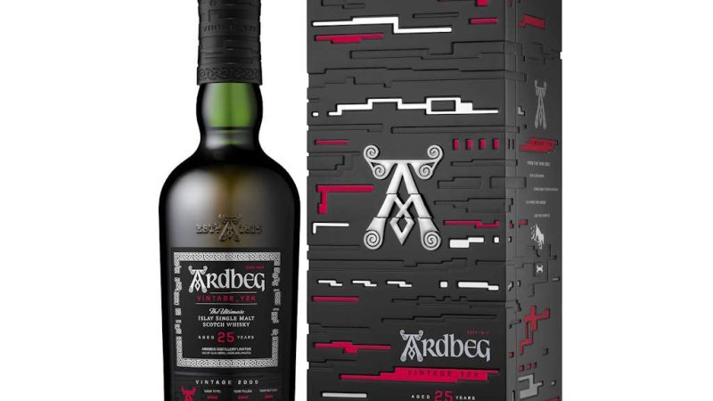 Ardbeg Y2k 25 Years Bottle and Gift Box